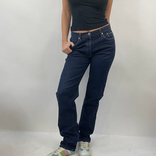 JEANS AND A NICE TOP DROP | small dark blue d&g jeans