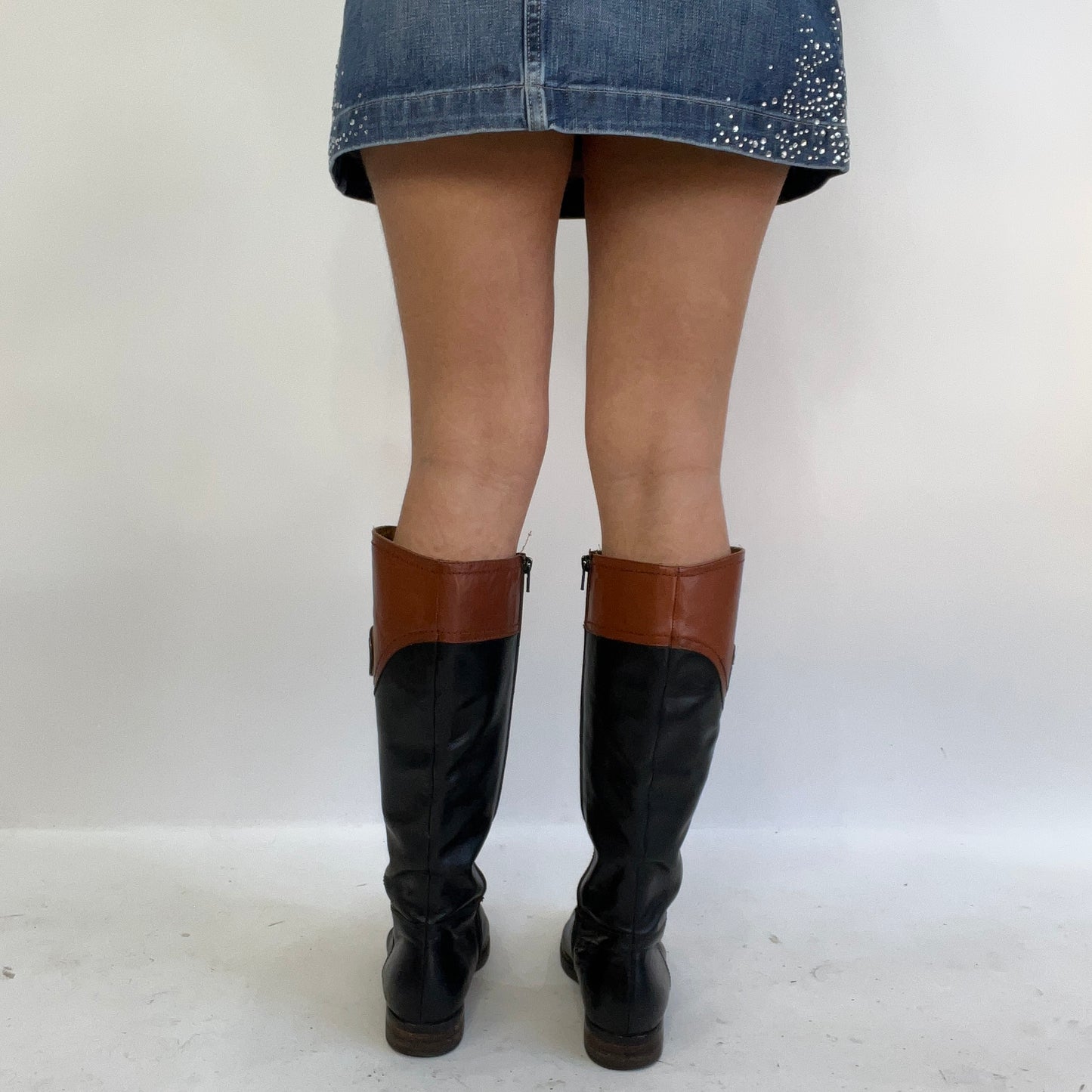 ⭐️90s MINIMALISM DROP | black and brown miss sixty boots