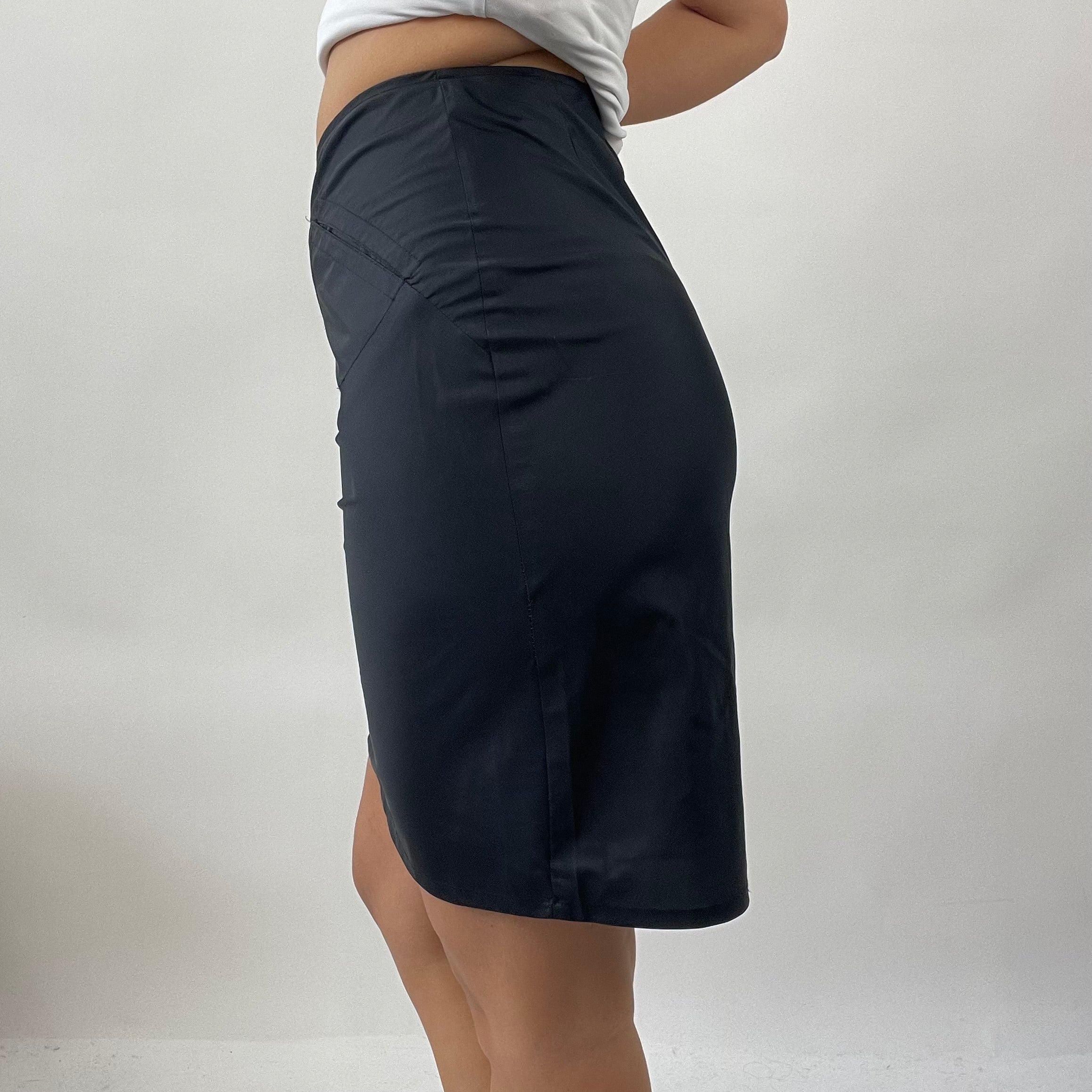 Long black 2024 pencil skirt 90s