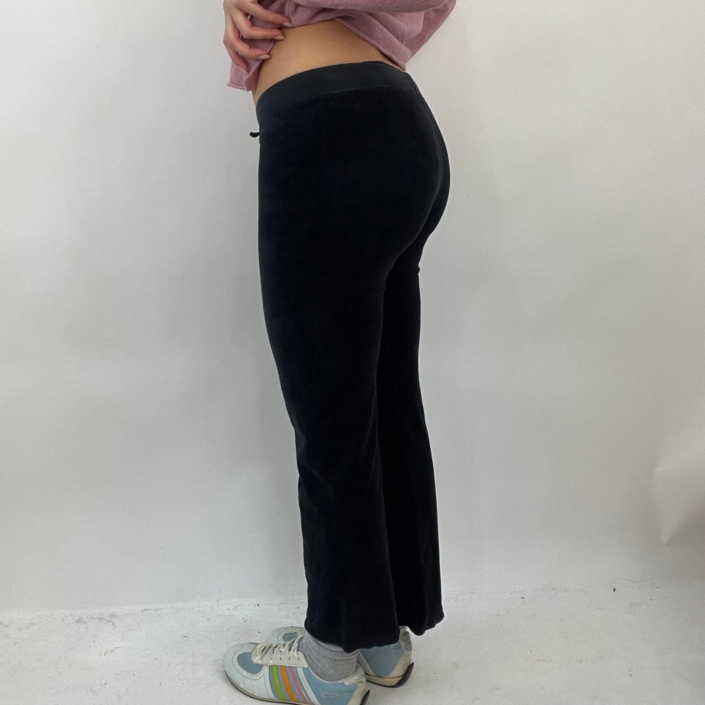 GIRL CORE DROP | small black juicy couture velour joggers