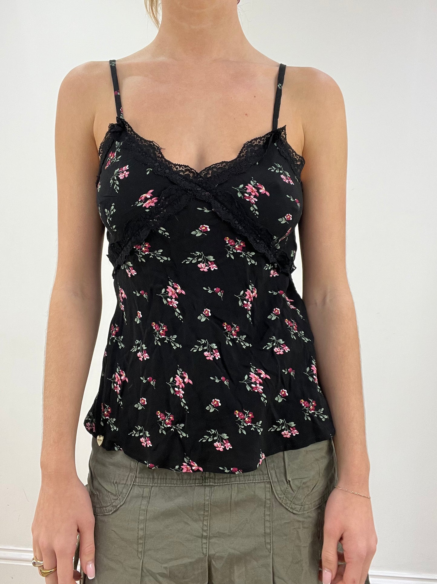 BEST PICKS | small black floral cami