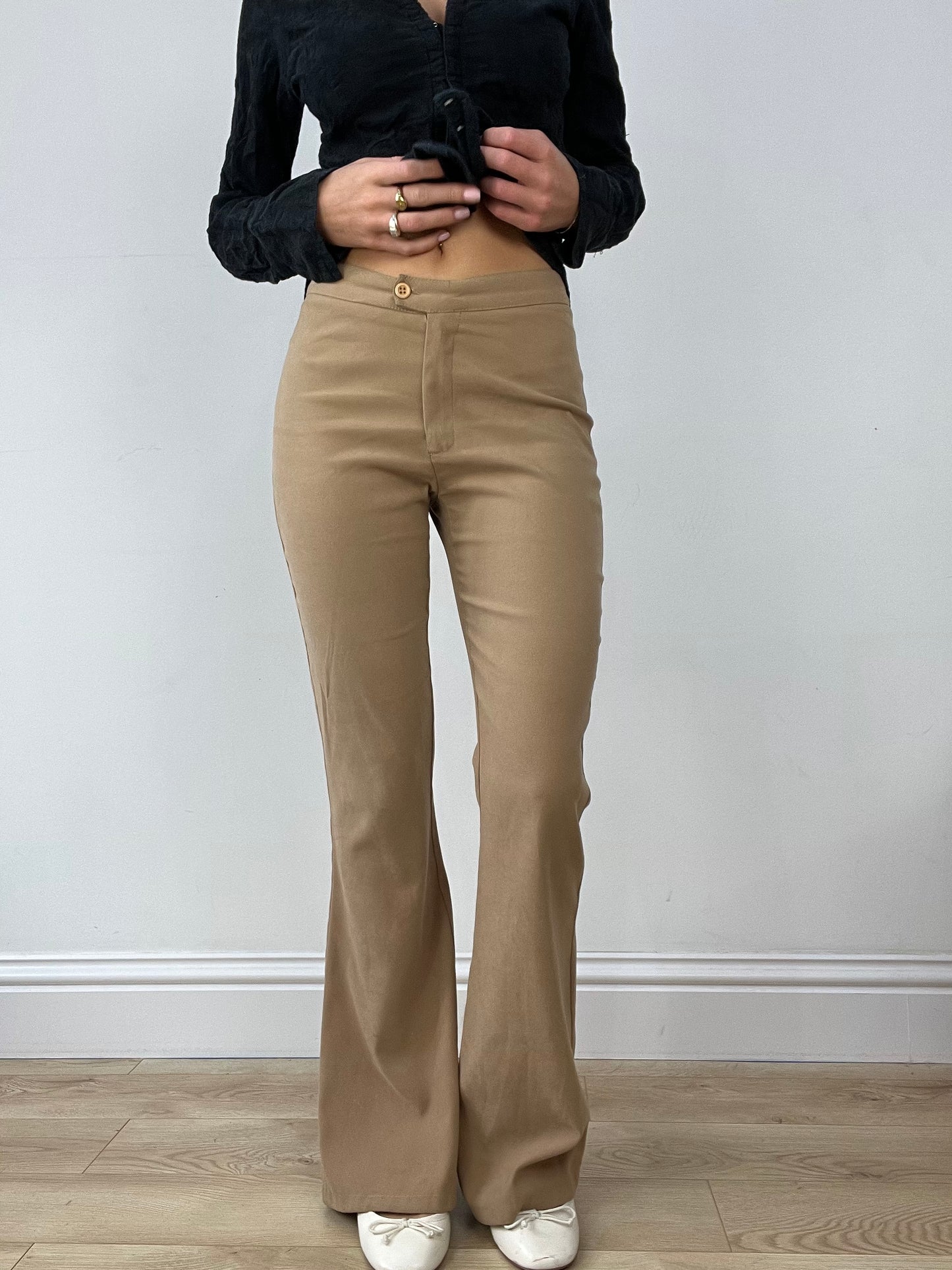 💚BUFFY THE VAMPIRE SLAYER | medium beige pimkie trousers