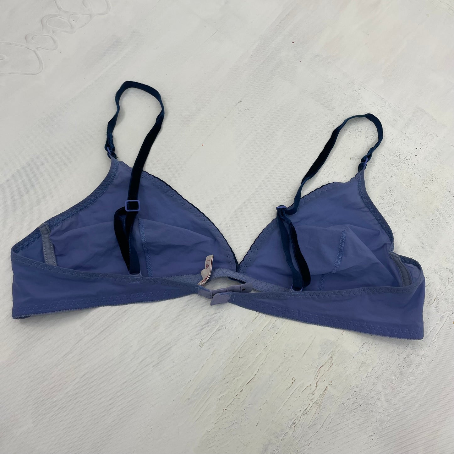 GALENTINES DAY BRA | small blue mesh bra