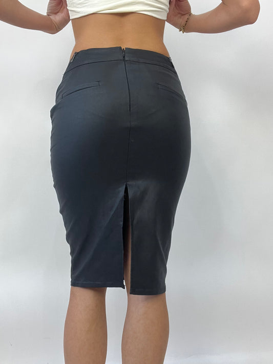BRAT GIRL SUMMER DROP | small morgan de toi faux leather skirt