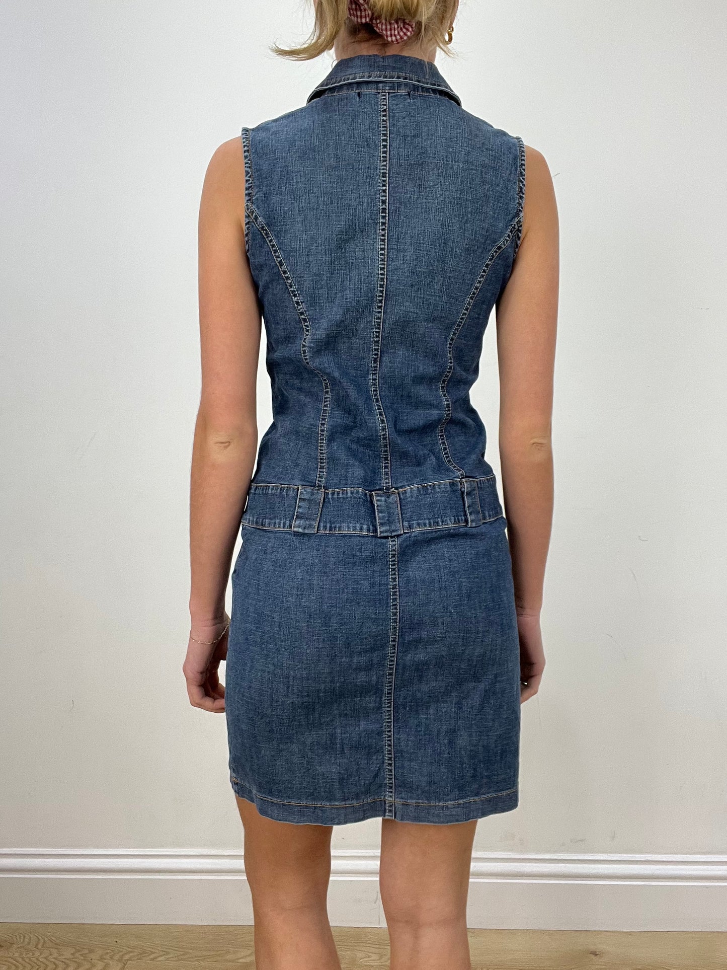 vintage edit eight | small dark wash denim dress