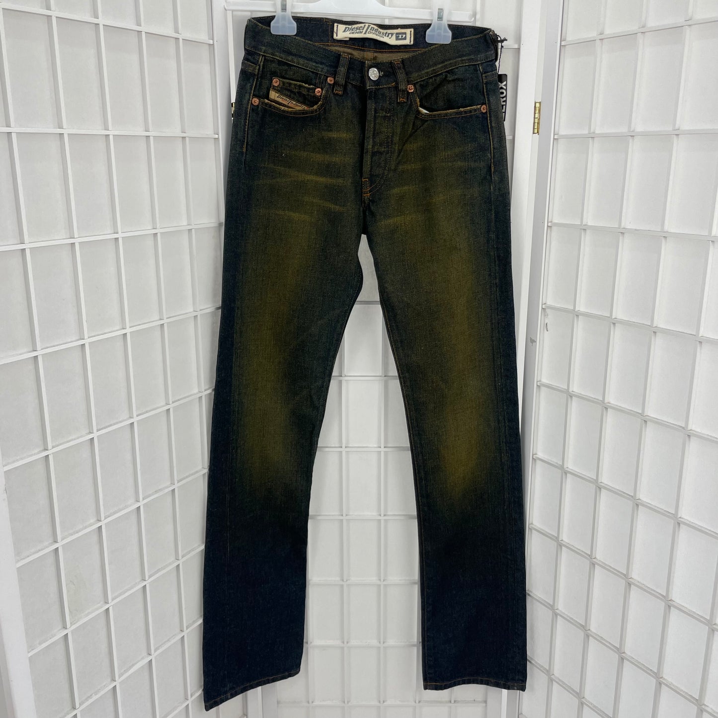 90s MINIMALISM DROP | small diesel brown wash jeans