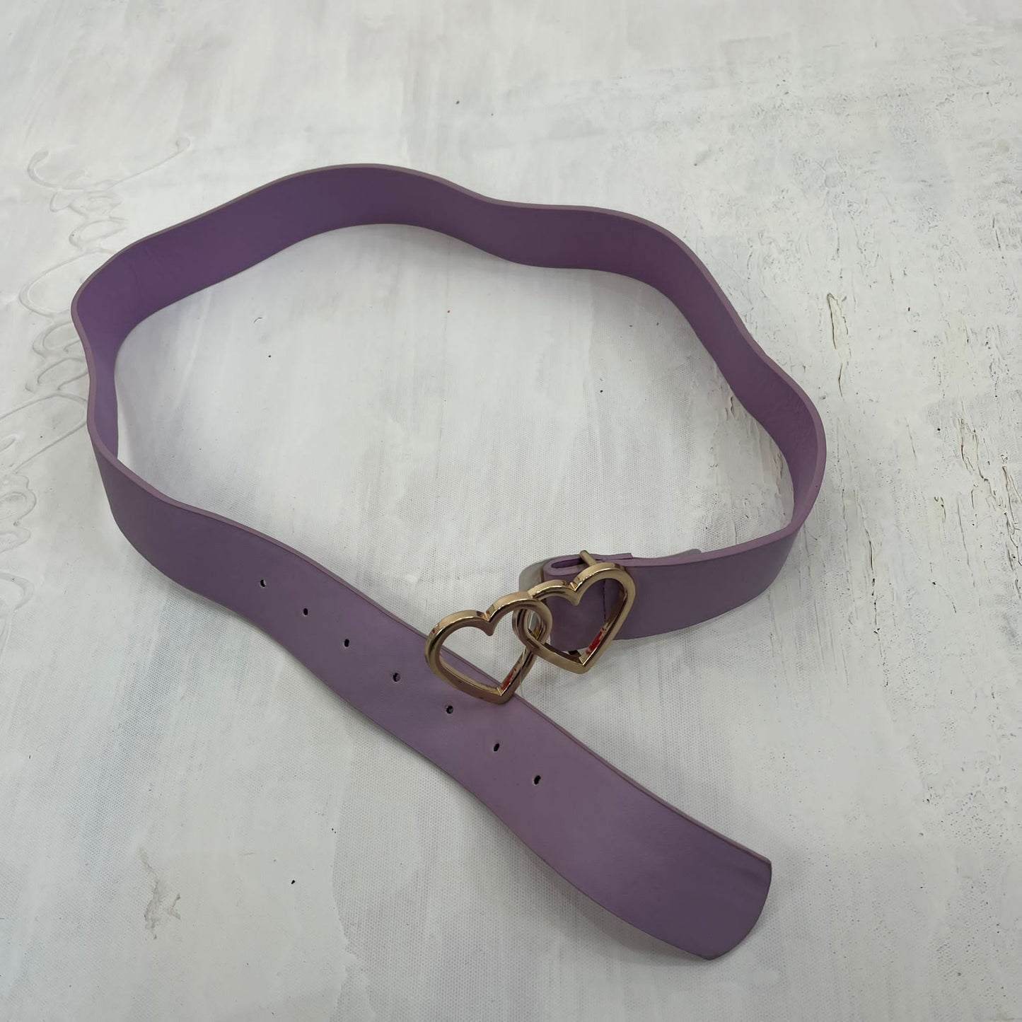 12 DAYS OF XMAS DROP | purple belt with heart buckle