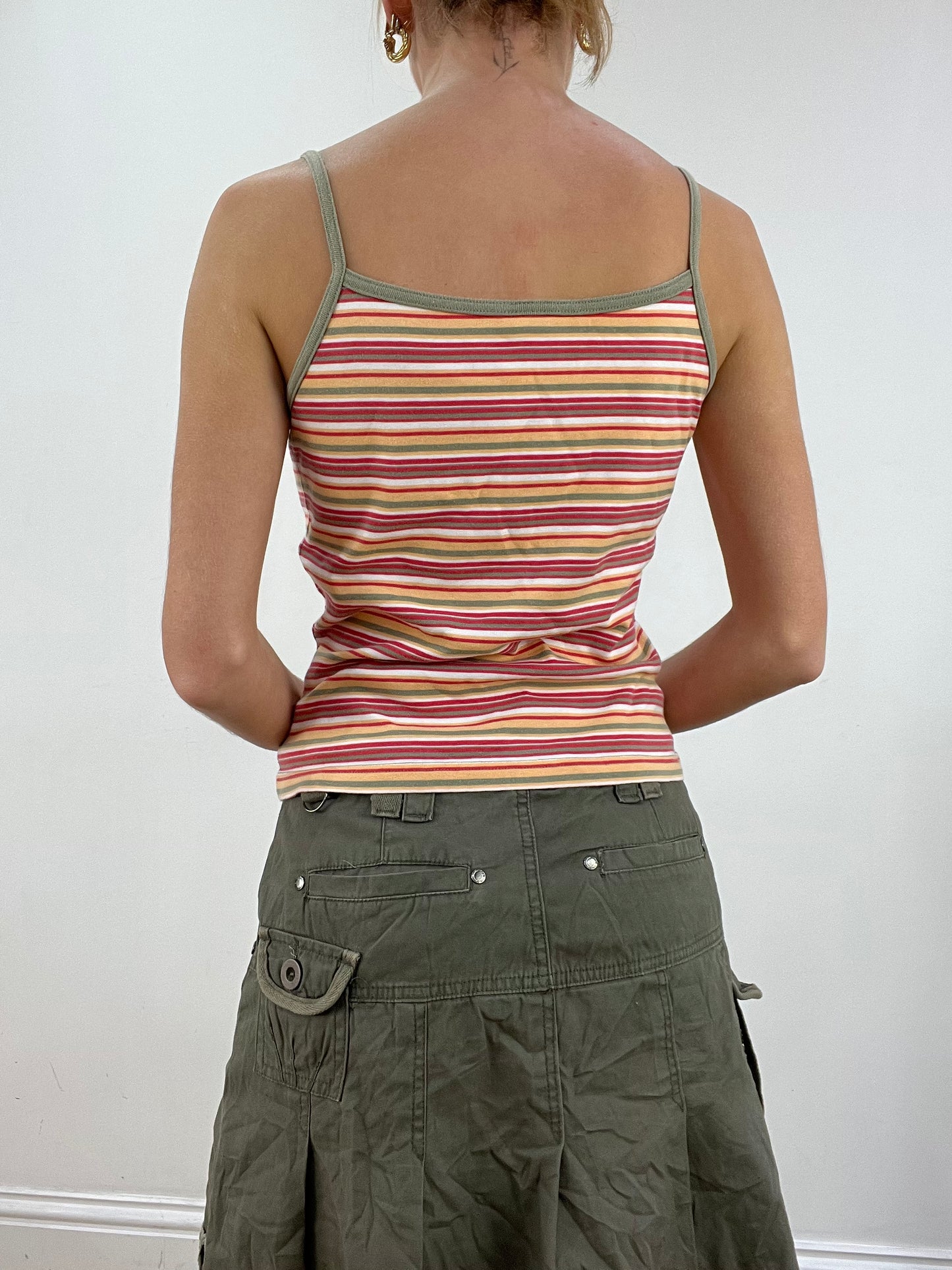 BEST PICKS | small orange and red striped cami