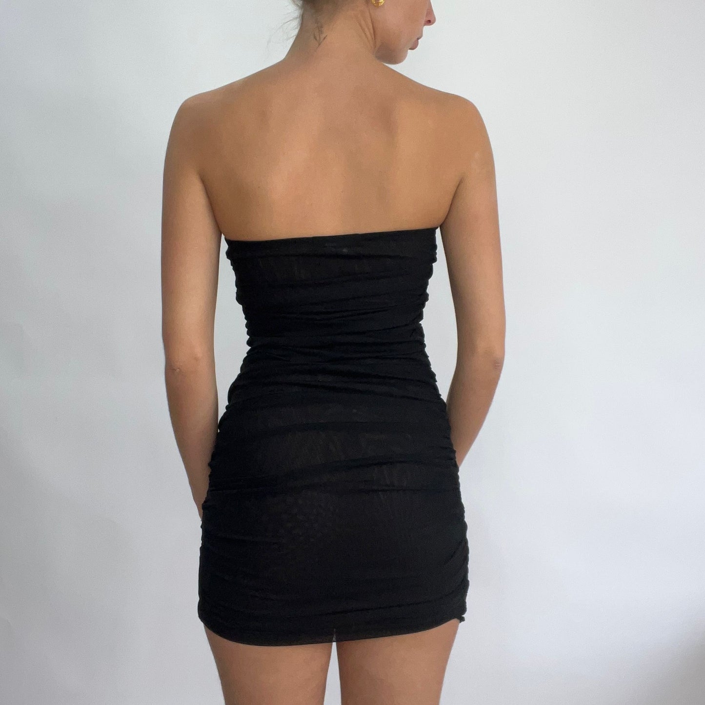 #42 SAMPLE SALE |  extra small black sofia dress