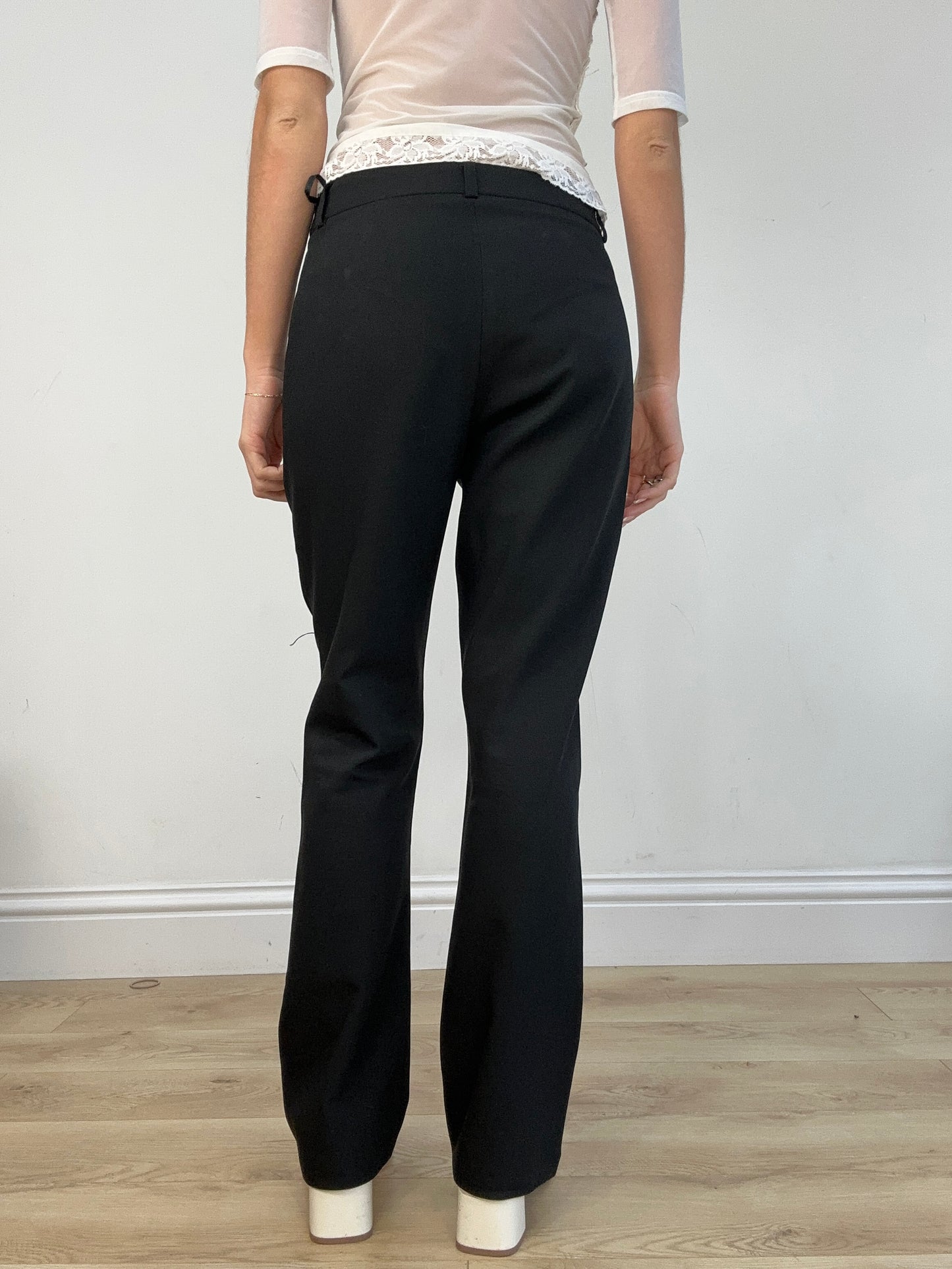 BEST PICKS | medium black mango straight leg trousers