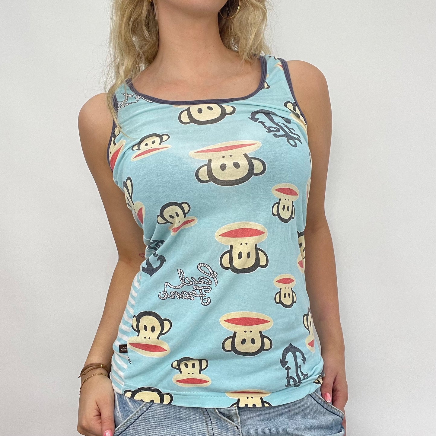 BEST PICKS | xs blue paul frank graphic striped cami