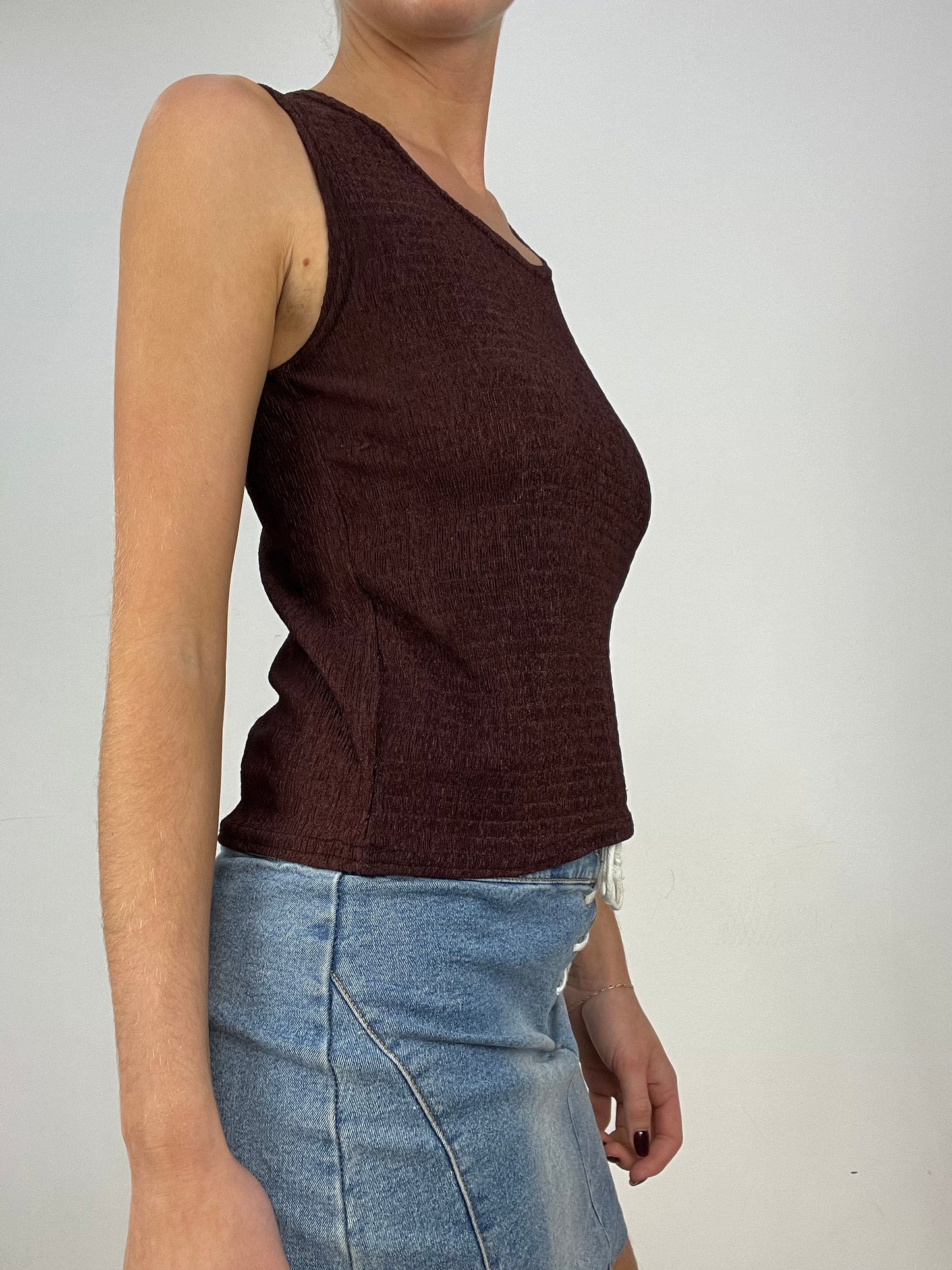 💚 DATE NIGHT | small brown tank top