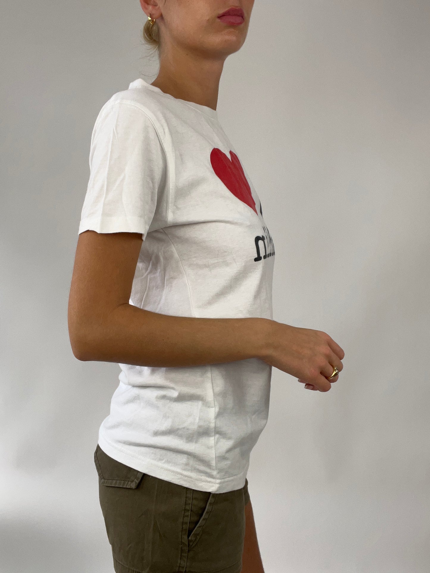 💻EUROS DROP | large white “i <3 dublin” t-shirt