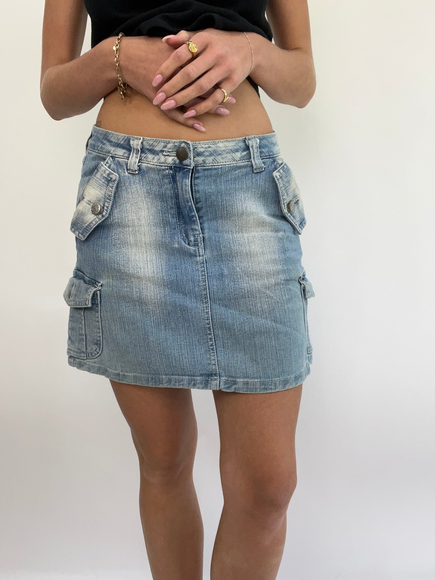 💻 MADELINE ARGY DROP | small blue denim skirt