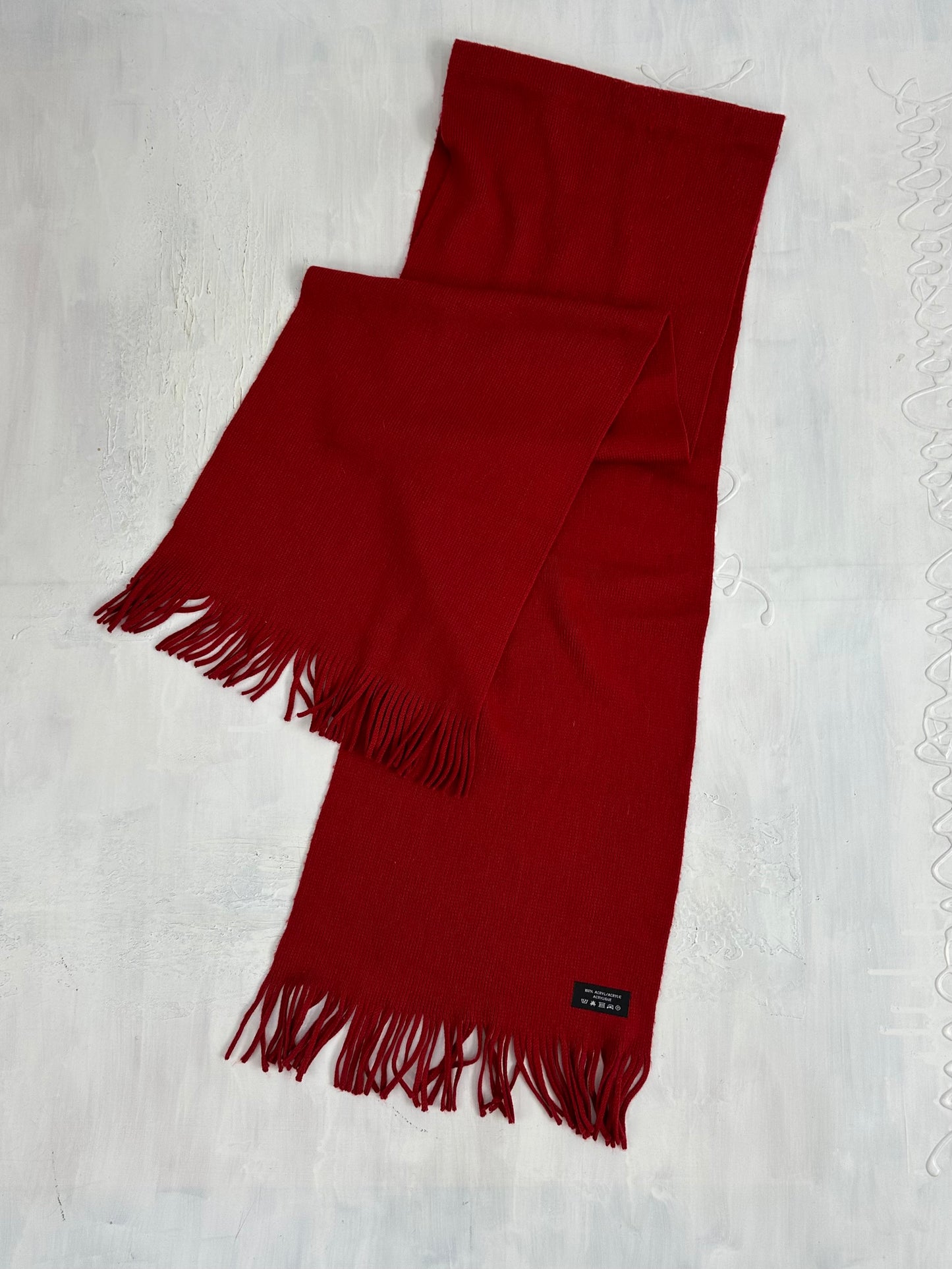 💻BEST PICKS | one size red tassel scarf