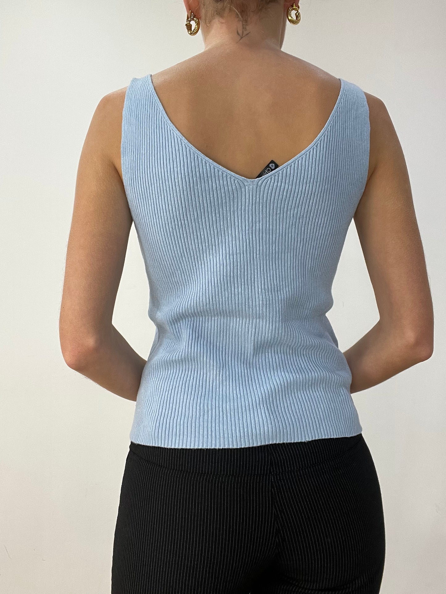 BEST PICKS | small baby blue ribbed cami