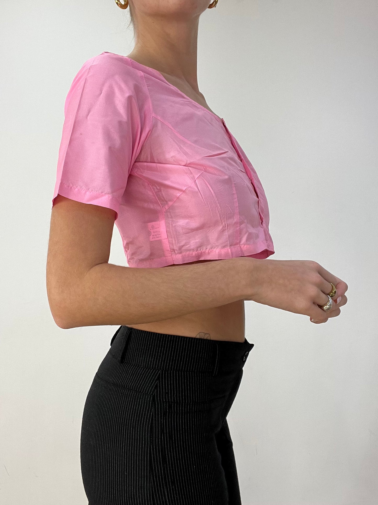 BEST PICKS | small baby pink crop top