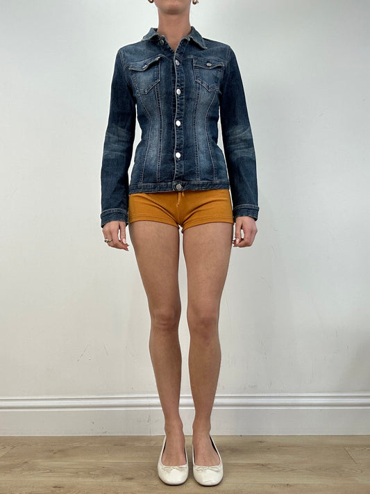 vintage edit nine: part two | medium dark wash miss sixty denim jacket