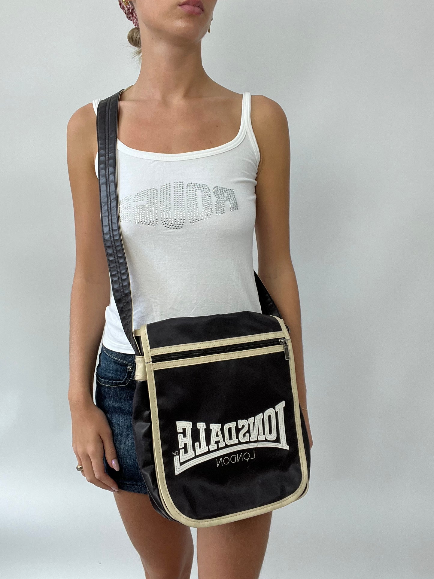 PUB GARDEN DROP | brown lonsdale crossbody bag