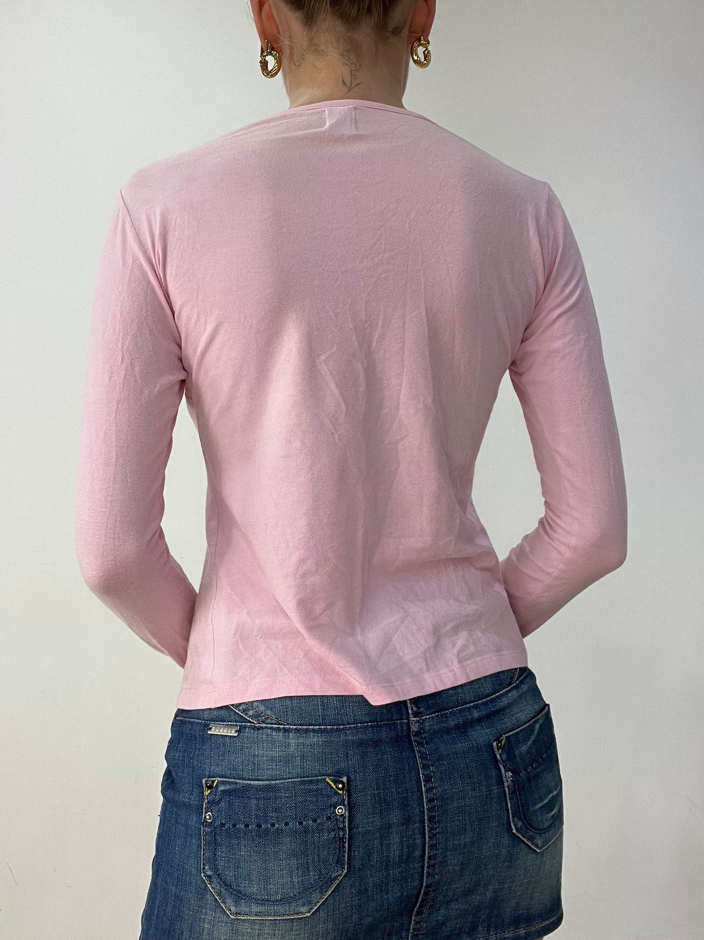 BEST PICKS | small baby pink long sleeved top