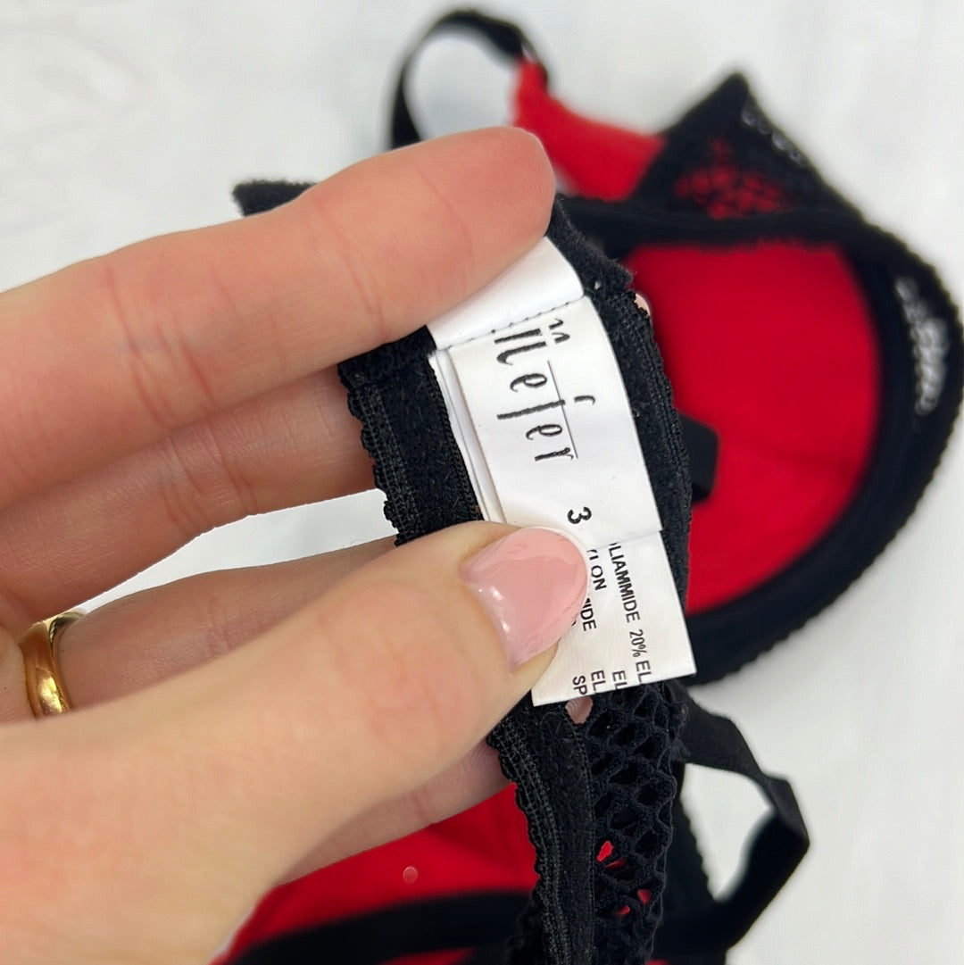 OLIVIA RODRIGO DROP | xs black and red bra