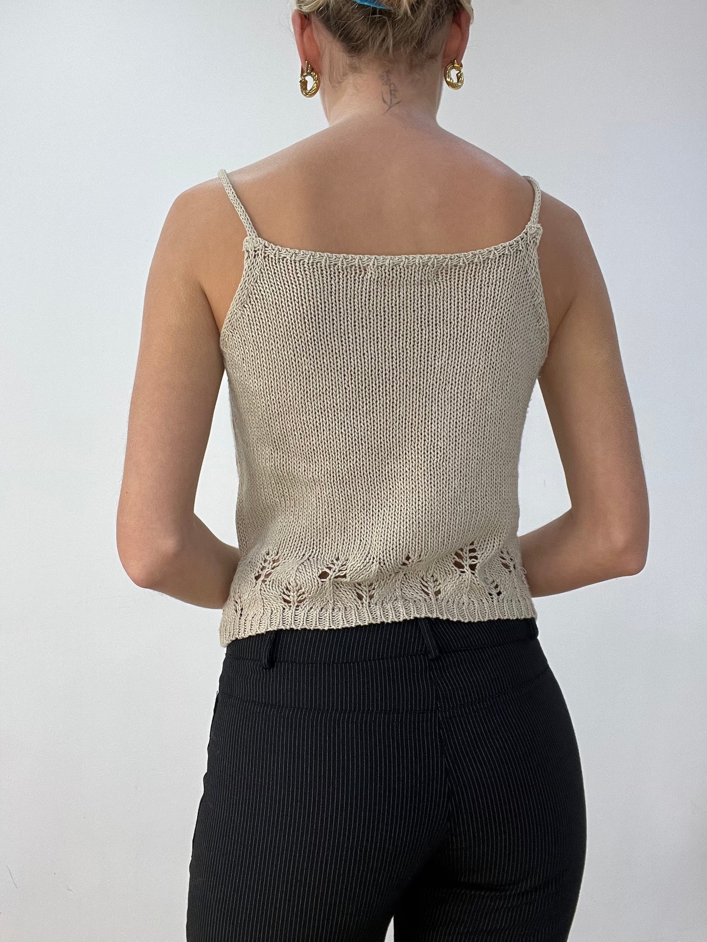 BEST PICKS | medium beige crochet cami