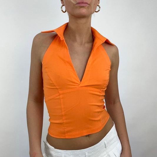 * SAMPLE SALE | xs lola top in tropical orange