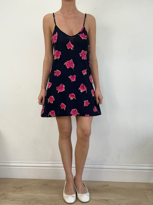 BEST PICKS | small navy and pink floral dress