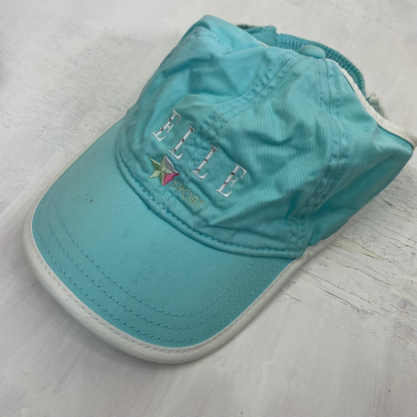 ELEVATED SPORTSWEAR DROP | light blue elle visor style hat