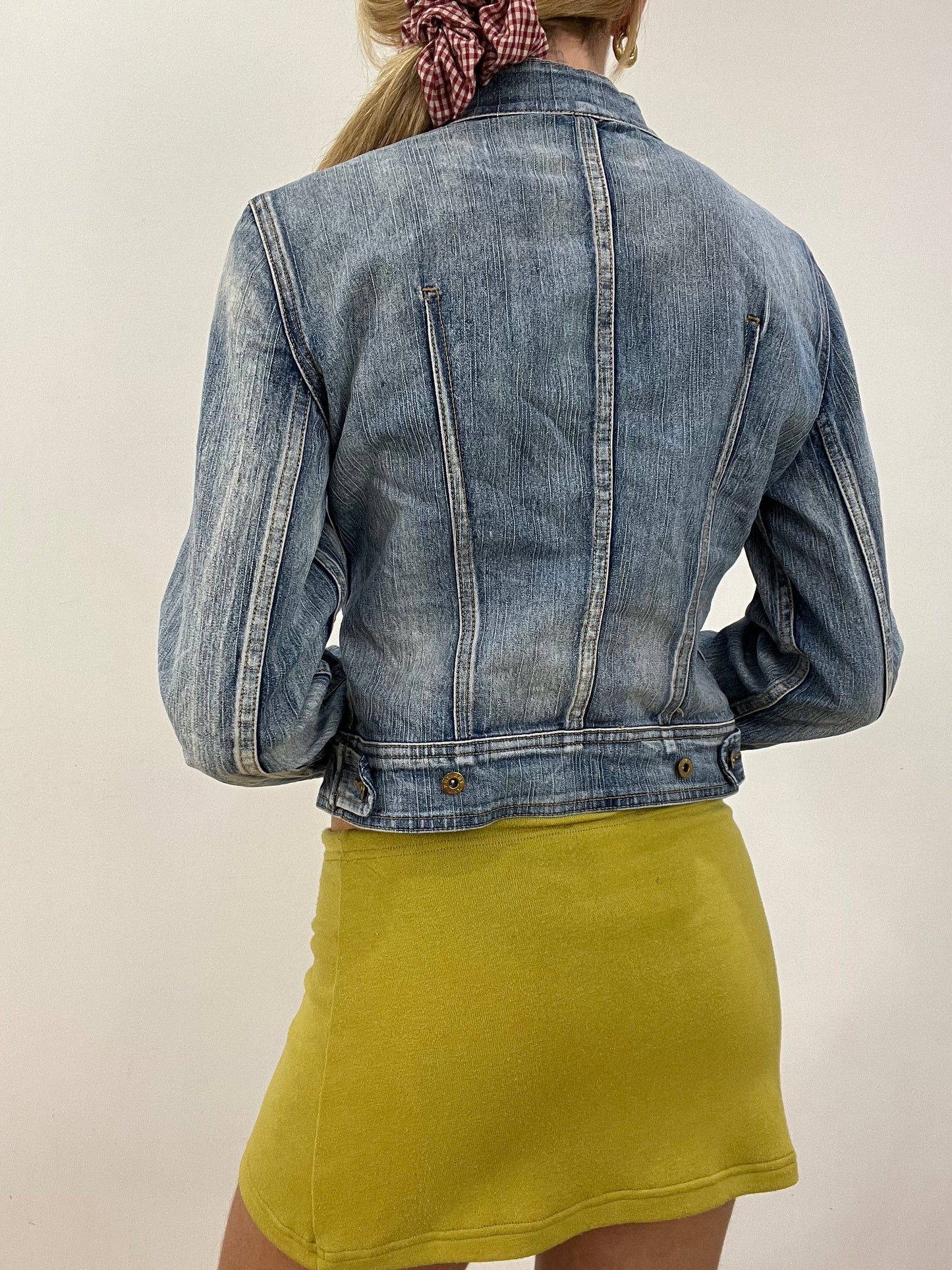 BEST PICKS | small blue denim biker style jacket