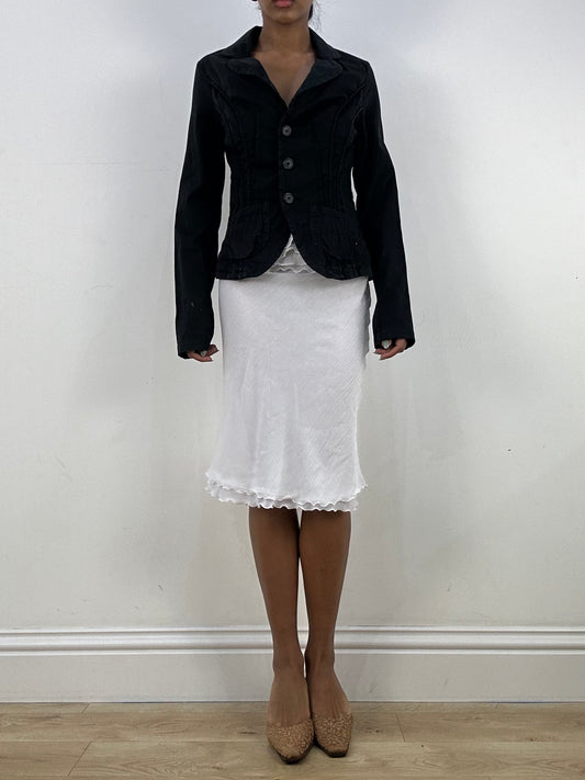 vintage edit: office siren | small black blazer jacket