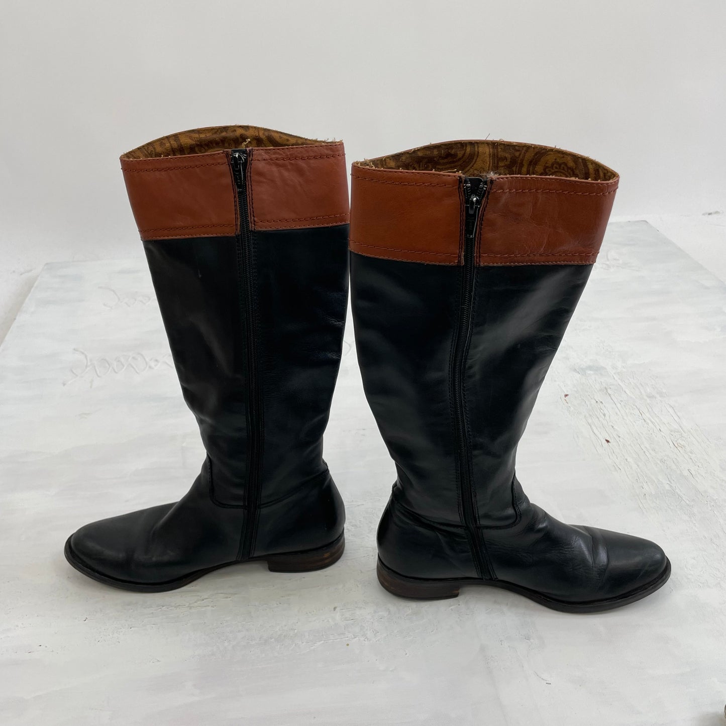 ⭐️90s MINIMALISM DROP | black and brown miss sixty boots