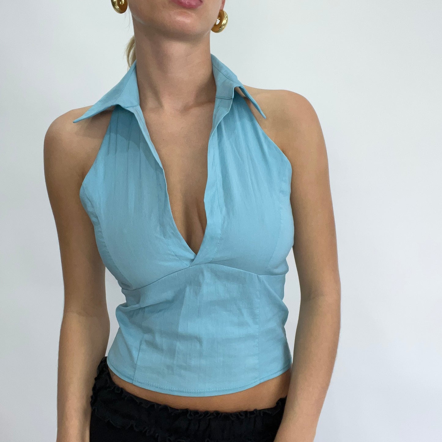 #2 SAMPLE SALE | small light blue lola top