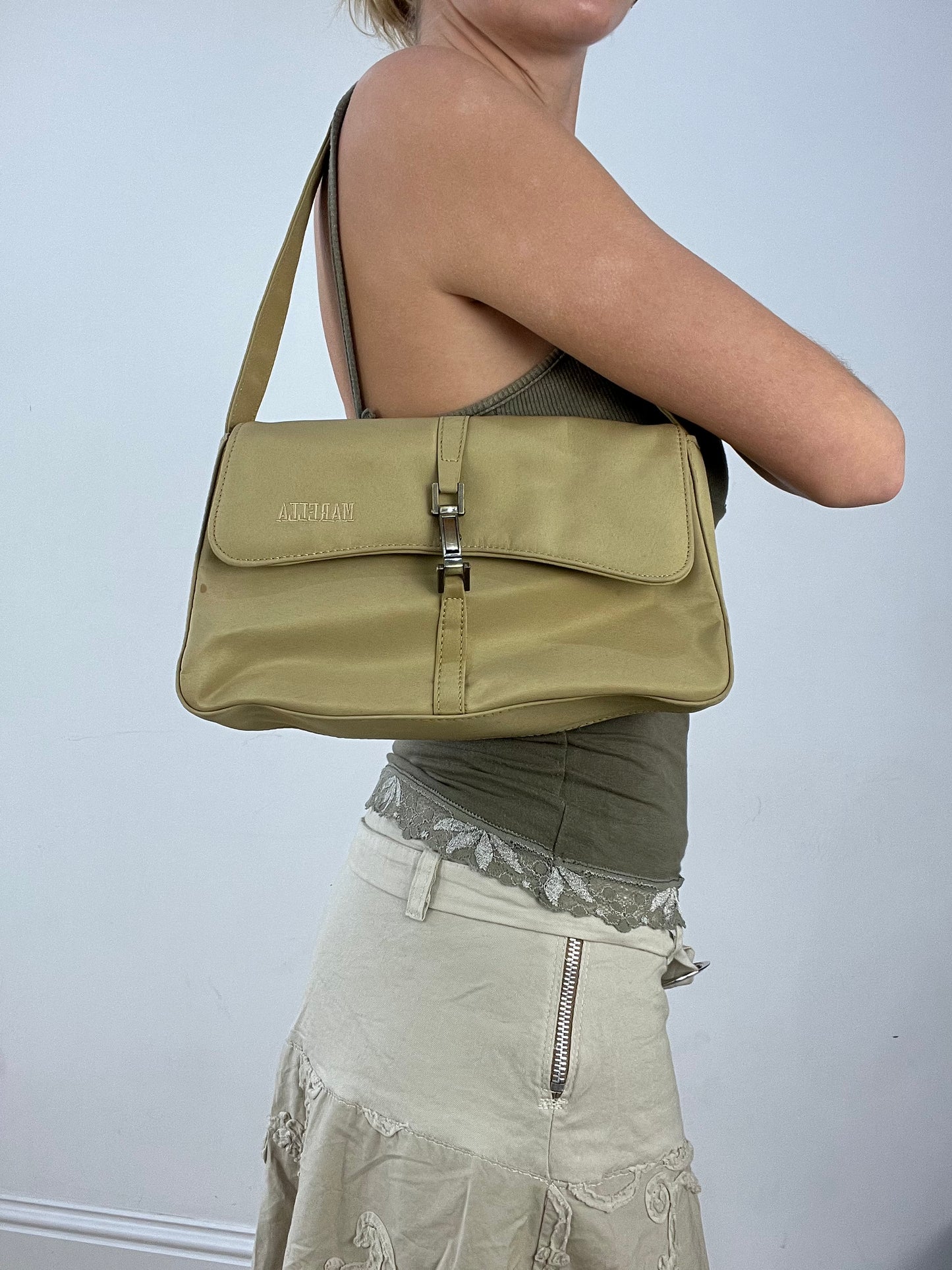 countryside | green shoulder bag