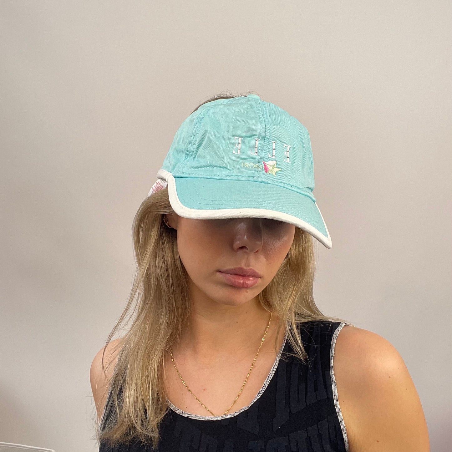 ELEVATED SPORTSWEAR DROP | light blue elle visor style hat