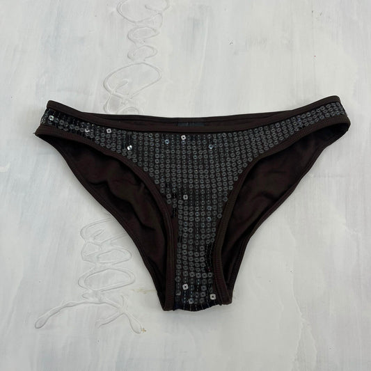 12 DAYS OF XMAS DROP | small brown sequin underwear