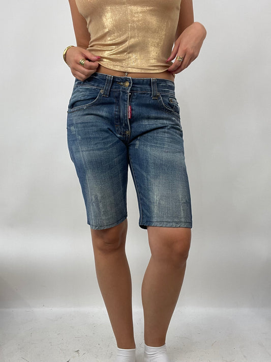 CITY BREAK DROP | small denim dsquared jorts