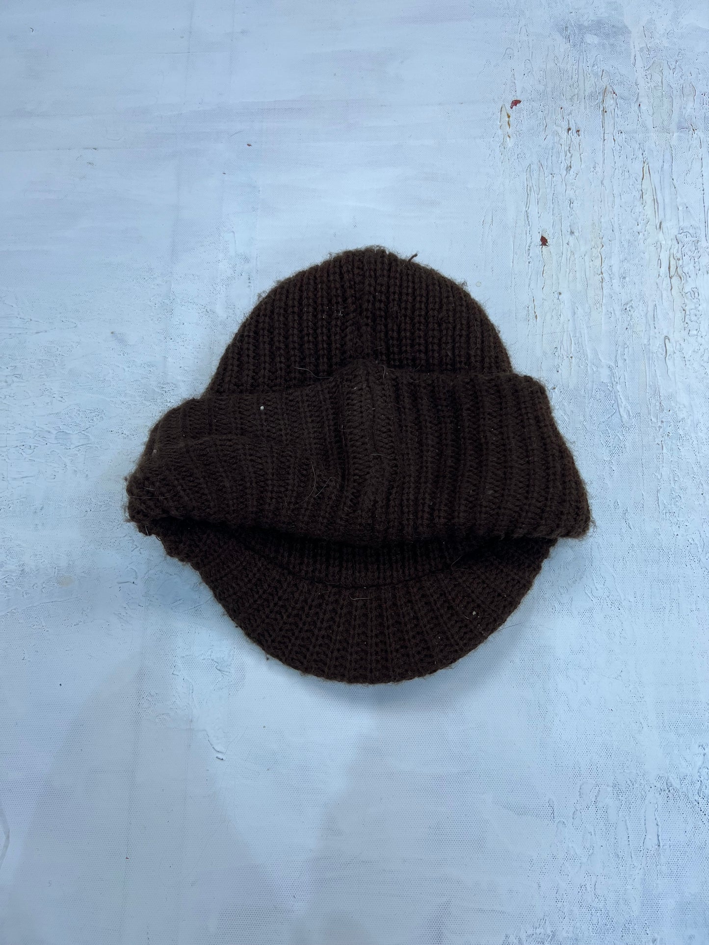 countryside | brown knitted hat and cap