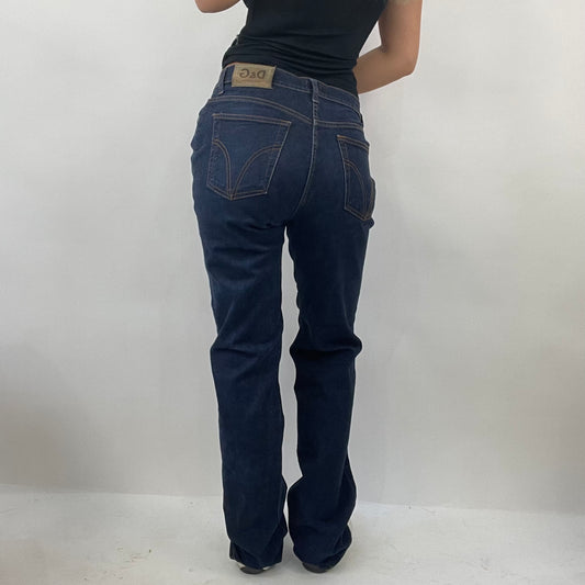 JEANS AND A NICE TOP DROP | small dark blue d&g jeans