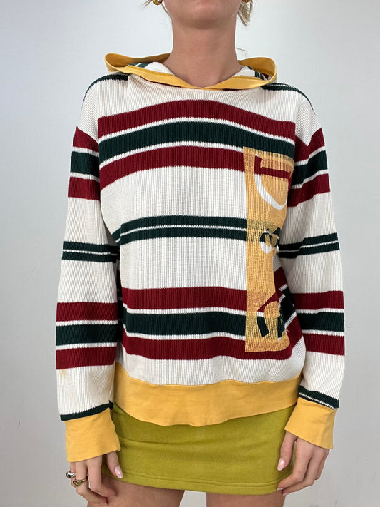 vintage edit eight | medium white red and yellow dolce and gabbana jumper