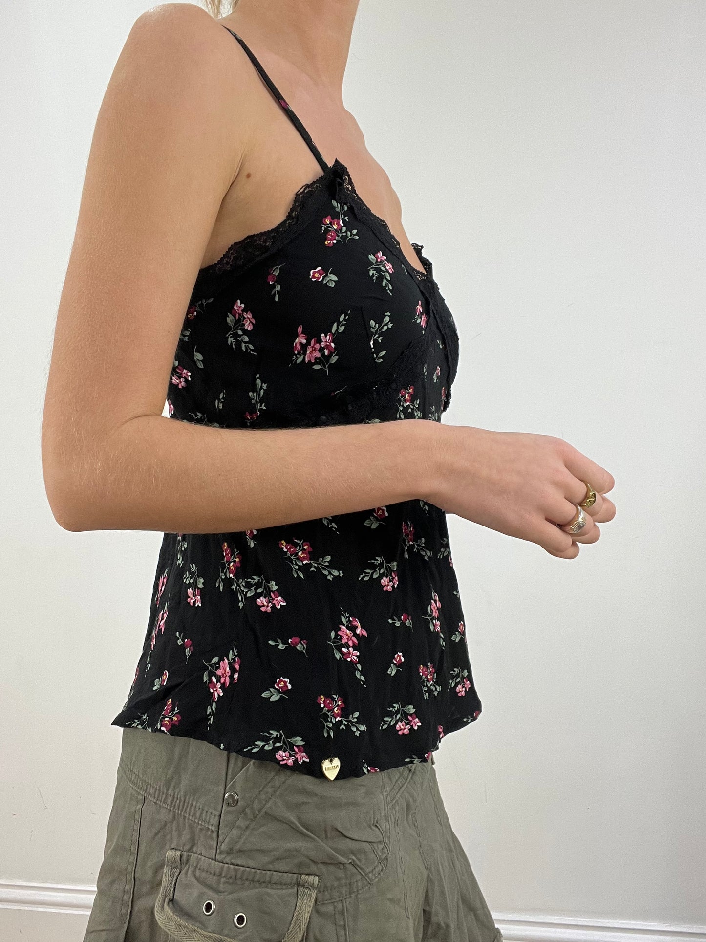 BEST PICKS | small black floral cami