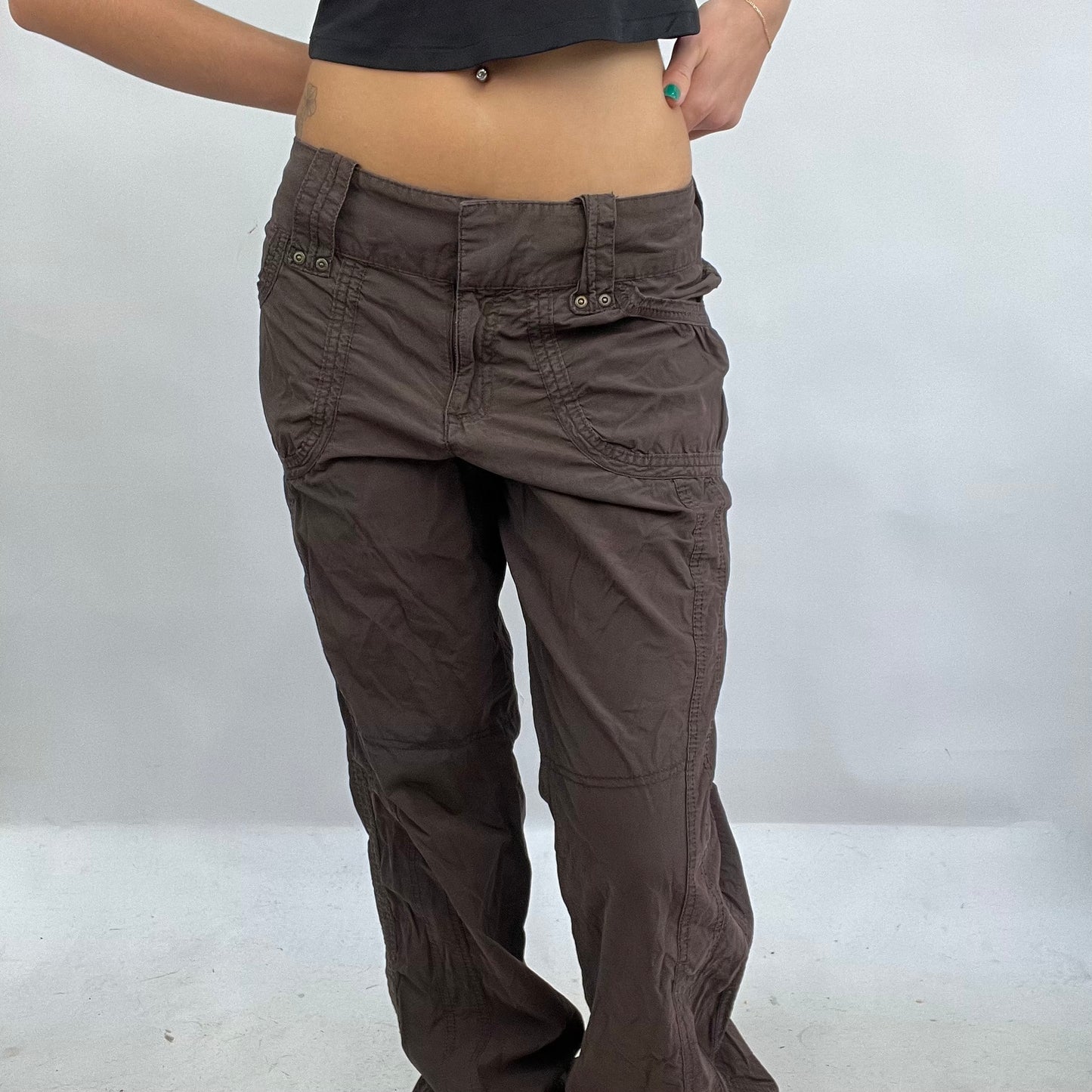 CARRIE BRADSHAW DROP | medium brown next cargo trousers