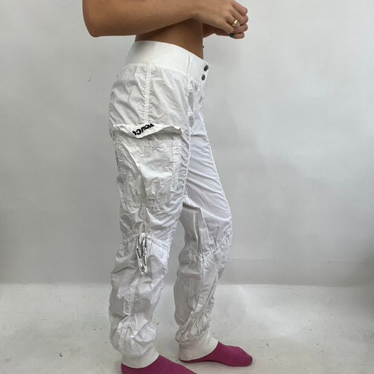 CARRIE BRADSHAW DROP | small white just dance cargo trousers