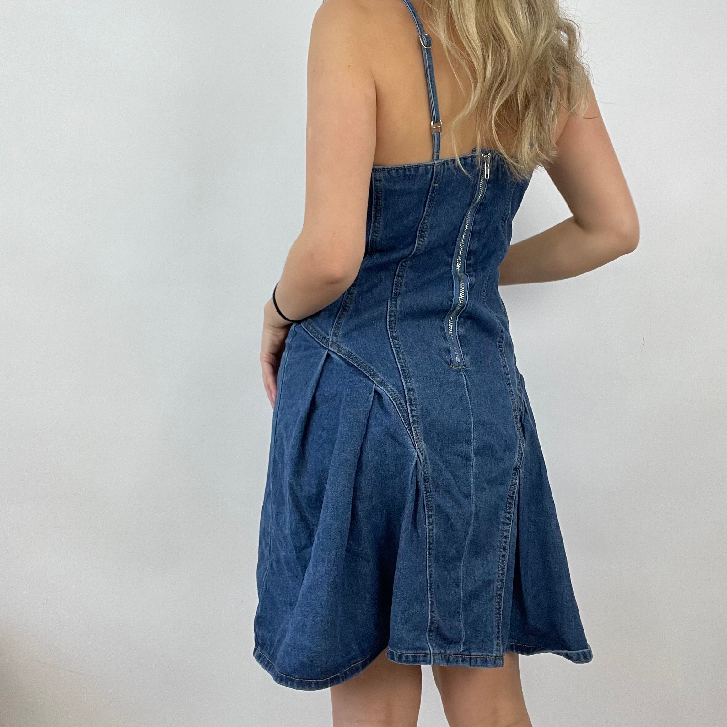 Blue jean and outlet lace dress