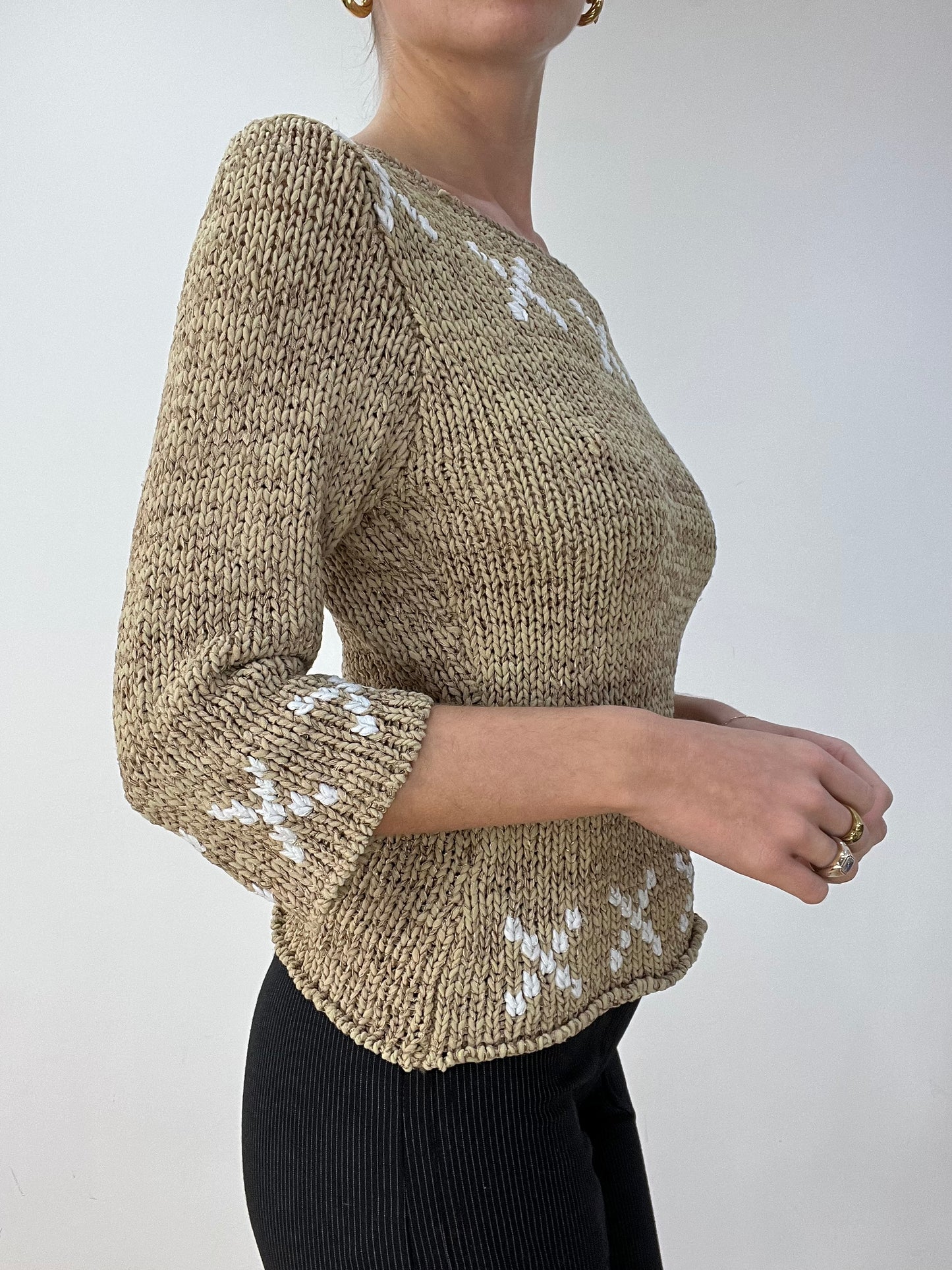 BEST PICKS | medium beige knitted jumper