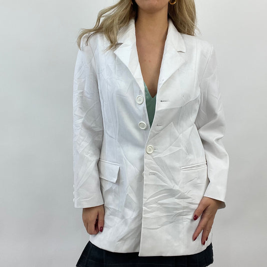 CORPCORE DROP | large white pimkie blazer jacket