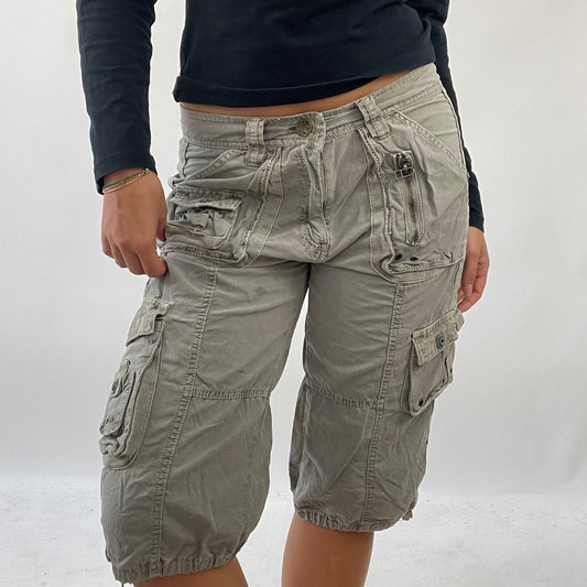 AMELIA GRAY DROP | small khaki jorts