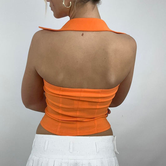 * SAMPLE SALE | xs lola top in tropical orange