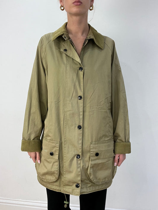 BEST PICKS | small khaki barbour rain jacket