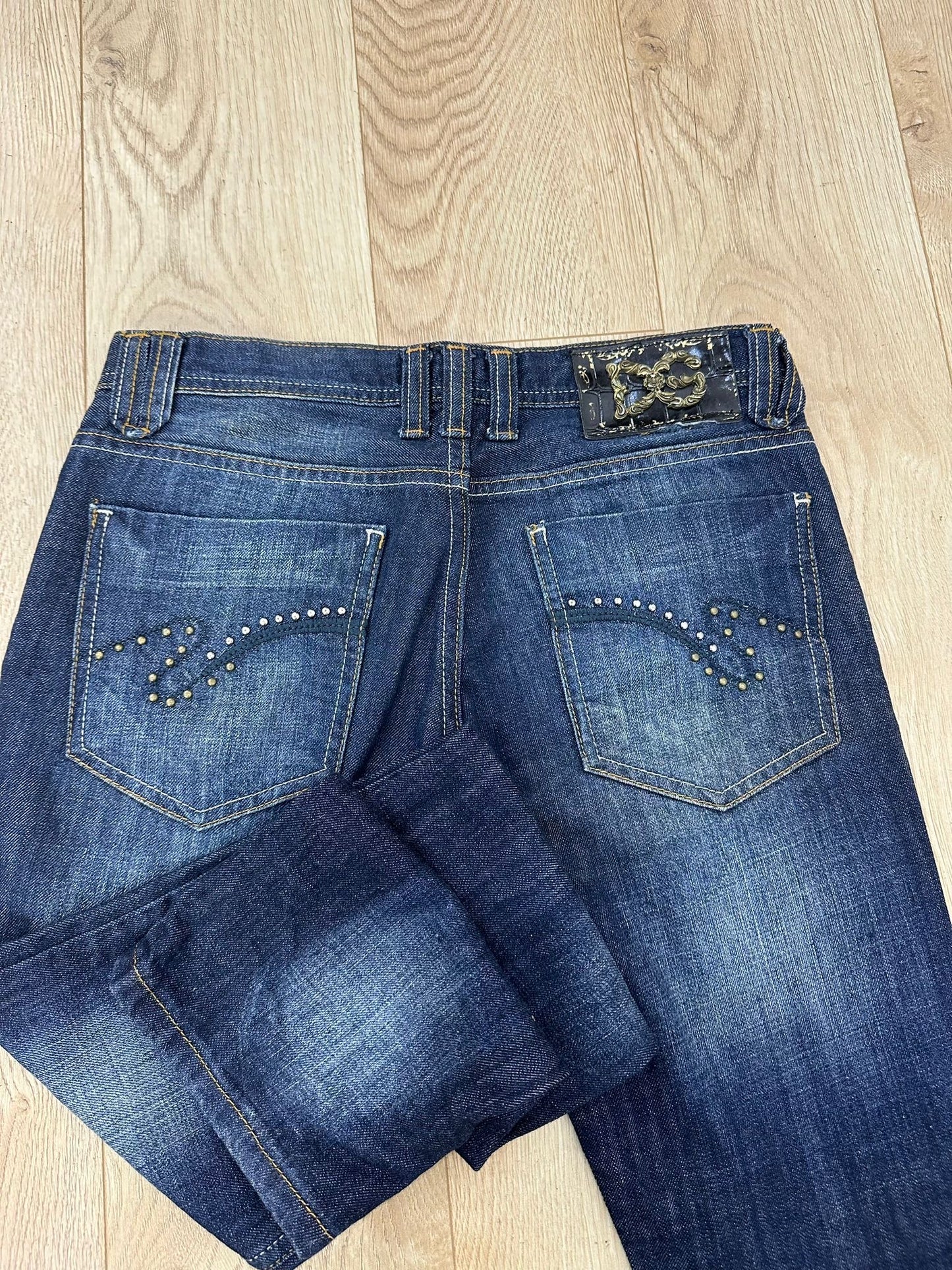 vintage edit five | extra small dark wash denim dolce & gabbana style jeans